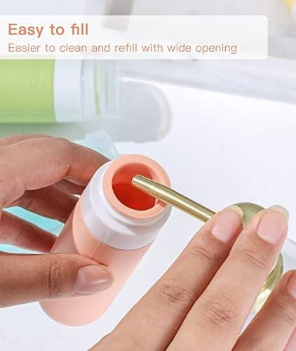 Quatish Travel Size Bottles 6 Pack【Original Patented】, 3 oz Tsa Approved Travel Containers for Toiletries, BPA Free Silicone Travel Shampoo and Conditioner Bottles Leak Proof, Travel Essentials - Image 3