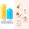 18 Pcs Travel Bottles for Toiletries, TSA Approved Silicone Travel Size Containers for toiletries Set, Refillable & Leakproof Travel Bottles Kit Travel Size Bottles - Image 2