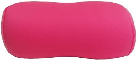 Microbead Bolster Tube Travel Pillow, Compact, Perfect for Plane or Car, Pink - Image 4