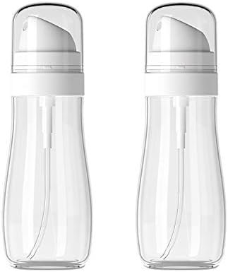 Small Spray Bottle with Fine Mist, 2 Pack 3.4oz/100ml Travel Spray Bottles for Hair and Face, Refillable Spray Bottles for Cleaning Solutions, Perfume, Liquid Cosmetics, Essential Oils TSA Approved