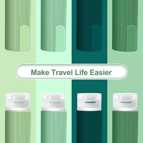 Travel Bottles for Toiletries, 3.4 oz Travel Bottles TSA Approved BPA Free Leak Proof Silicone Travel Toiletry Bottles Portable Travel Essentials for Shampoo Conditioner Lotion (4 Pack) - Image 7