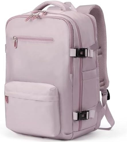 SHRRADOO Travel Laptop Backpack for Women, Casual Work Bag 17inch College High School Laptop Backpack Airline Approved Backpack Hiking Business Nurse Bag Casual Daypack for Weekender