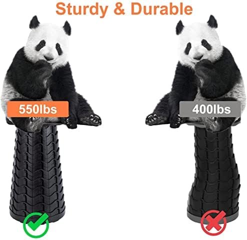 Foldable Telescoping Stool Portable, Retractable Stool for Adults, Upgraded Collapsible Folding Seats with Load Capacity 550lbs, Camping Stools for Adults - Image 6