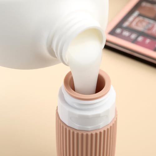 Travel Bottles for Toiletries, Tsa Approved 2oz Travel Bottles, BPA Free Leak Proof Travel Size Toiletry Containers, Refillable Travel Accessories with Toiletry Bag for Shampoo Liquid (4 Pack) - Image 3