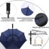Golf Umbrella Large 62/68/72 Inch, Extra Large Oversize Double Canopy Vented Windproof Waterproof Umbrella, Automatic Open Golf Umbrella for Men and Women and Family. - Image 5