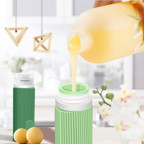Travel Bottles for Toiletries, 3.4 oz Travel Bottles TSA Approved BPA Free Leak Proof Silicone Travel Toiletry Bottles Portable Travel Essentials for Shampoo Conditioner Lotion (4 Pack) - Image 3