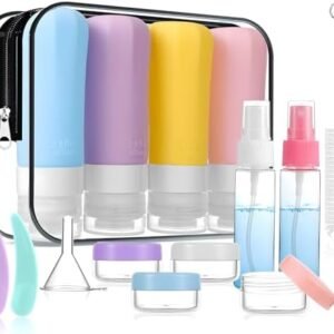 Stocking Stuffers for Women, 2024 Christmas Gifts for Her, 16 Pack Travel Bottles Set for Toiletries, Leak Proof, TSA Approved 2.9oz for Conditioner, Lotion, Shampoo & Body Wash