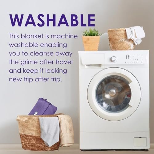 SAGEFINDS Airplane Travel Blanket | Compact Throw Blanket for Camping and Hiking | Converts into a Pillow | Travel Gift | Soft Jersey Knit | Fits in Backpack | Attaches to Luggage | Travel Essential - Image 7