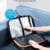 HOMIEE Travel Backpack Carry on Luggage Flight Approved, 40L Expandable Laptop Backpack for Men Women, Extra Large Suitcase Waterproof Rucksack Weekender Bag, Black - Image 4
