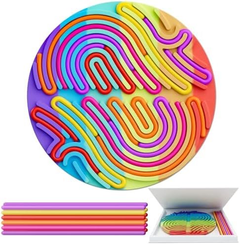 Sensory Fidget Toys for Kids Toddler Boys ,Sensory Activity Board for Stress Anxiety Autistic ADHD, Calm Down Travel Airplane Essentials Toys for 3+ Year Old, Stuffers Gifts for Teens Girls