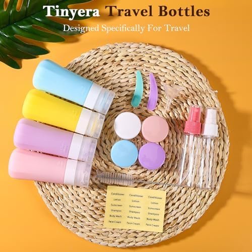 Stocking Stuffers for Women, 2024 Christmas Gifts for Her, 16 Pack Travel Bottles Set for Toiletries, Leak Proof, TSA Approved 2.9oz for Conditioner, Lotion, Shampoo & Body Wash - Image 3