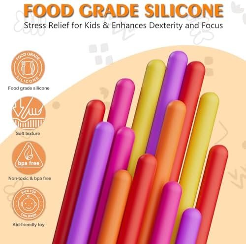 Sensory Fidget Toys for Kids Toddler Boys ,Sensory Activity Board for Stress Anxiety Autistic ADHD, Calm Down Travel Airplane Essentials Toys for 3+ Year Old, Stuffers Gifts for Teens Girls - Image 3