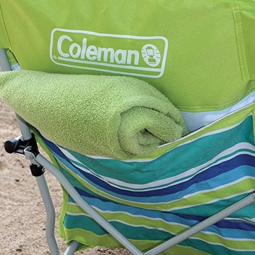 Coleman Utopia Breeze Beach Chair, Lightweight Folding Beach Chair with Cup Holder & Carry Bag, Portable Outdoor Chair Supports up to 250lbs - Image 5