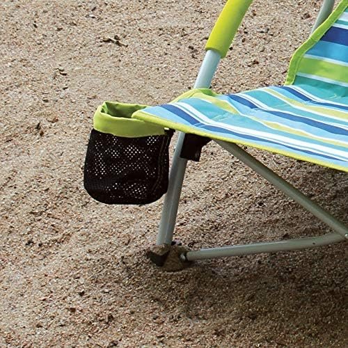 Coleman Utopia Breeze Beach Chair, Lightweight Folding Beach Chair with Cup Holder & Carry Bag, Portable Outdoor Chair Supports up to 250lbs - Image 3